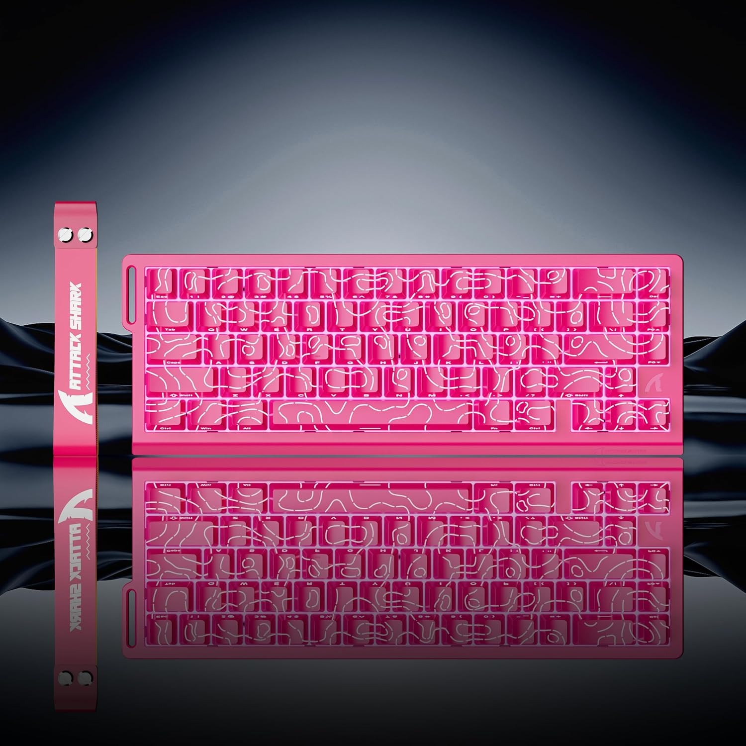 Keyboard Gaming Mac - Klawiatura ATTACK SHARK X68 HE 8000Hz