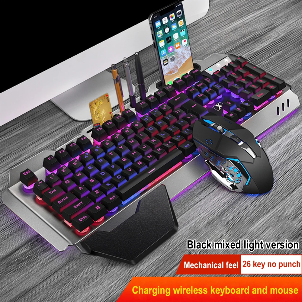 Gaming Keyboard Mechanical Wireless - K680 akumulator 2.4G bezprzewodowy pakiet klawiatura