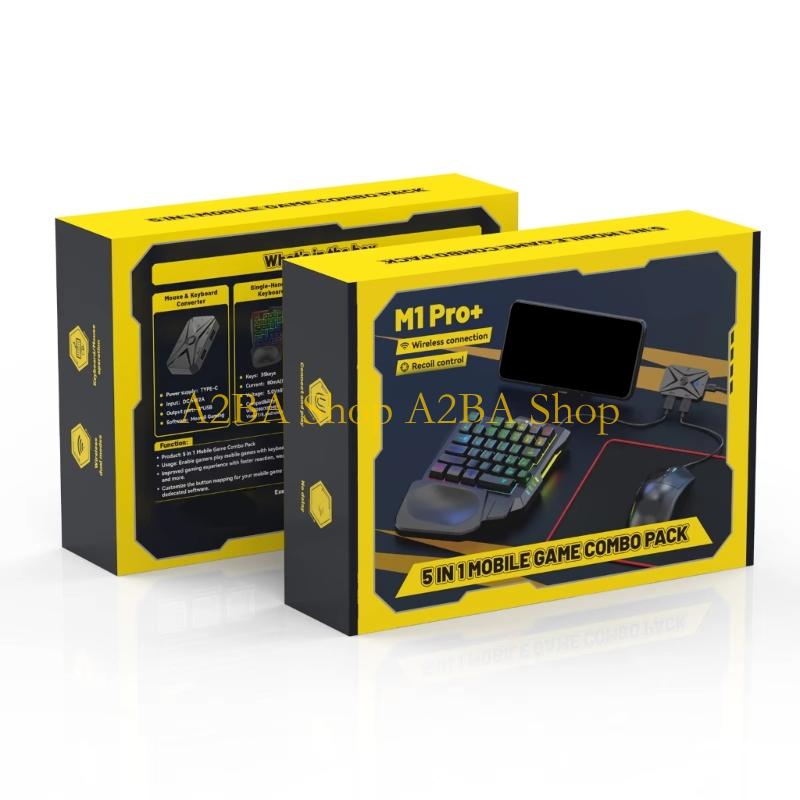 Gaming Keyboard And Mouse Converter For Mobile - Bezprzewodowy konwerter mobilnej klawiatury i myszy