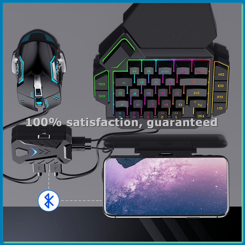 Gaming Keyboard And Mouse Converter For Mobile - Przenośny adapter konwertera klawiatury i myszy
