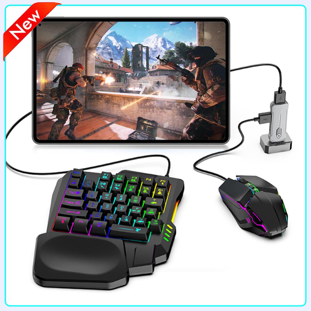 Gaming Keyboard And Mouse Converter For Mobile - Zestaw do gier mobilnych 5 w