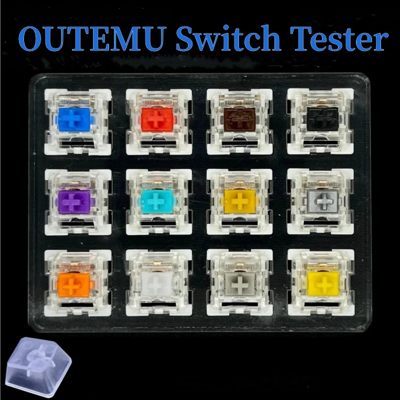 Keyboard Gaming Blue Switch - Tester przełączników Outemu do klawiatur mechanicznych,