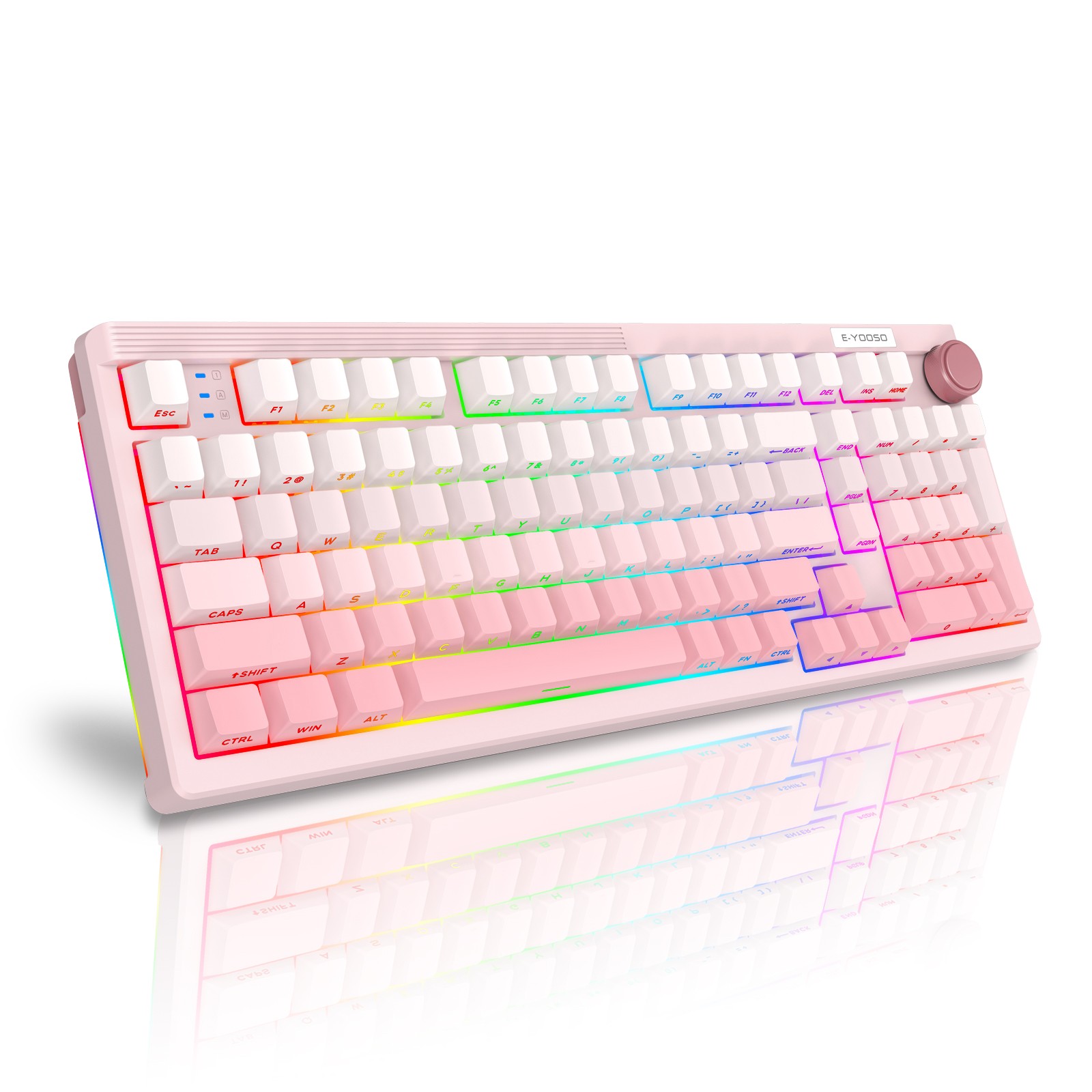 Gaming Keyboard E Yooso - E-YOOSO 98-klawiszowa Klawiatura Mechaniczna 3 Tryby