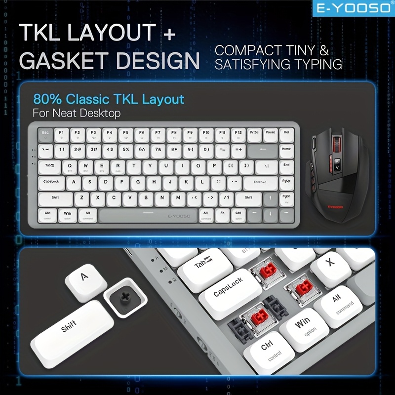 Klawiatura mechaniczna E-YOOSO – Gaming Keyboard E Yooso recenzja i cena
