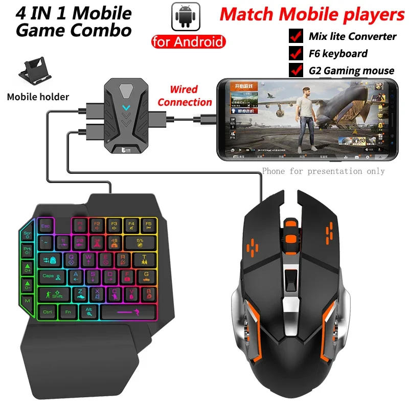 Dostępny od ręki Gamepad Mixli – Gaming Keyboard And Mouse Converter For Mobile recenzja i cena