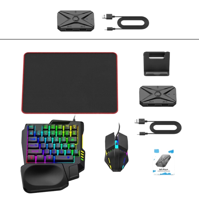 2026 nowy zestaw adaptera do r – Gaming Keyboard And Mouse Converter For Mobile recenzja i cena