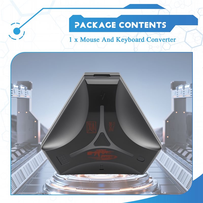 Nowy - 1 sztuka MK12 Plug and  – Gaming Keyboard And Mouse Converter For Mobile recenzja i cena