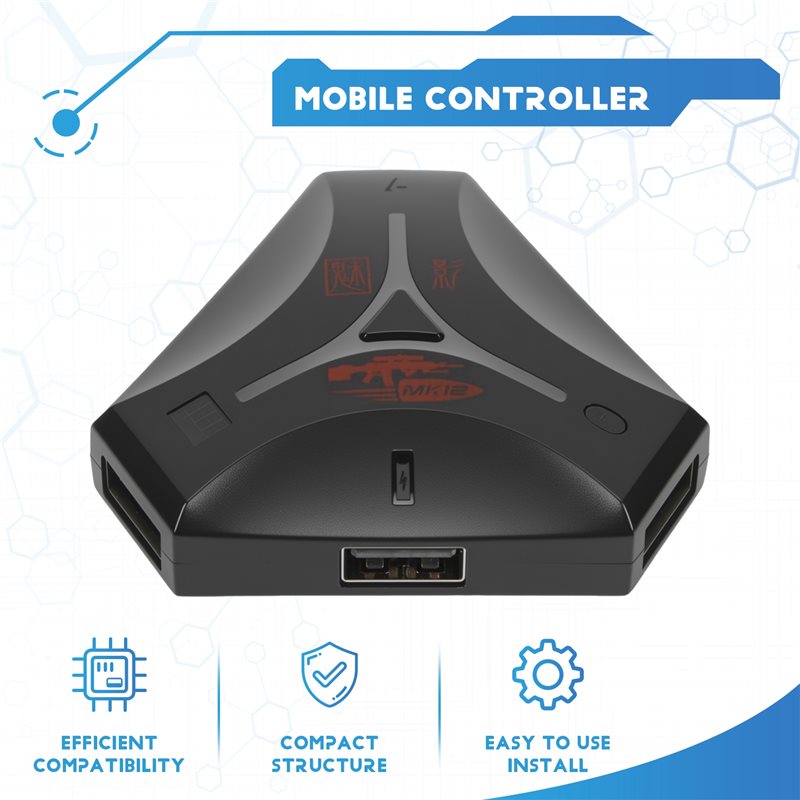 Nowy - 1 sztuka MK12 Plug and  – Gaming Keyboard And Mouse Converter For Mobile recenzja i cena