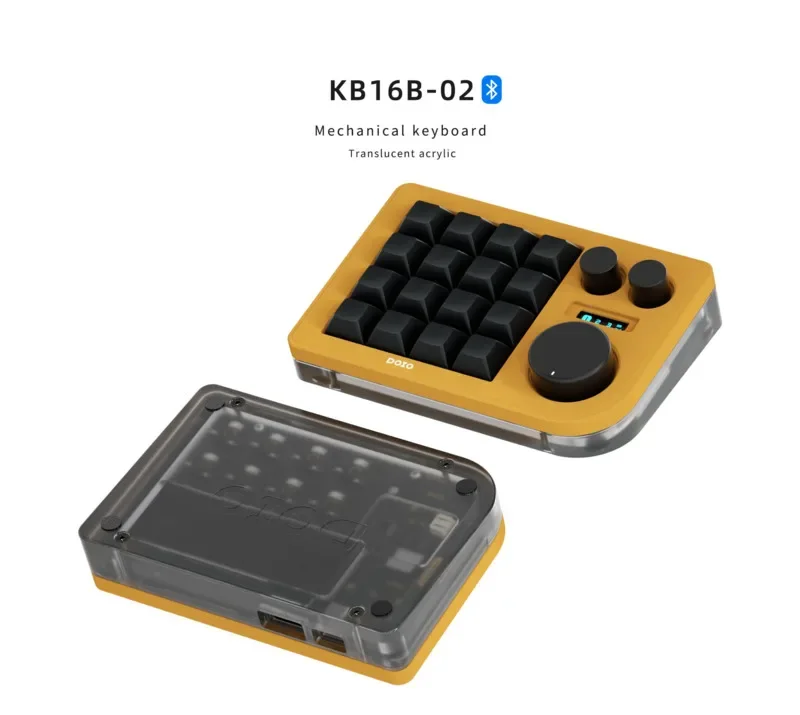 DOIO Kb16b-02 Klawiatura mecha – Gaming Keyboard Mini Mechanical recenzja i cena