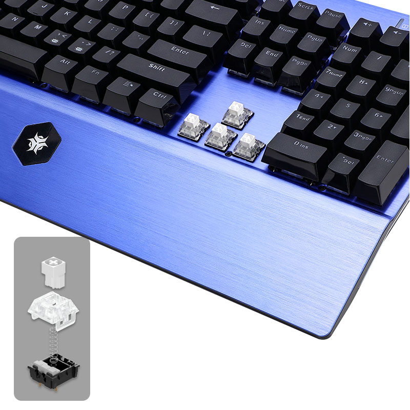 Klawiatura mechaniczna HEXGEAR – Keyboard Gaming Blue Switch recenzja i cena