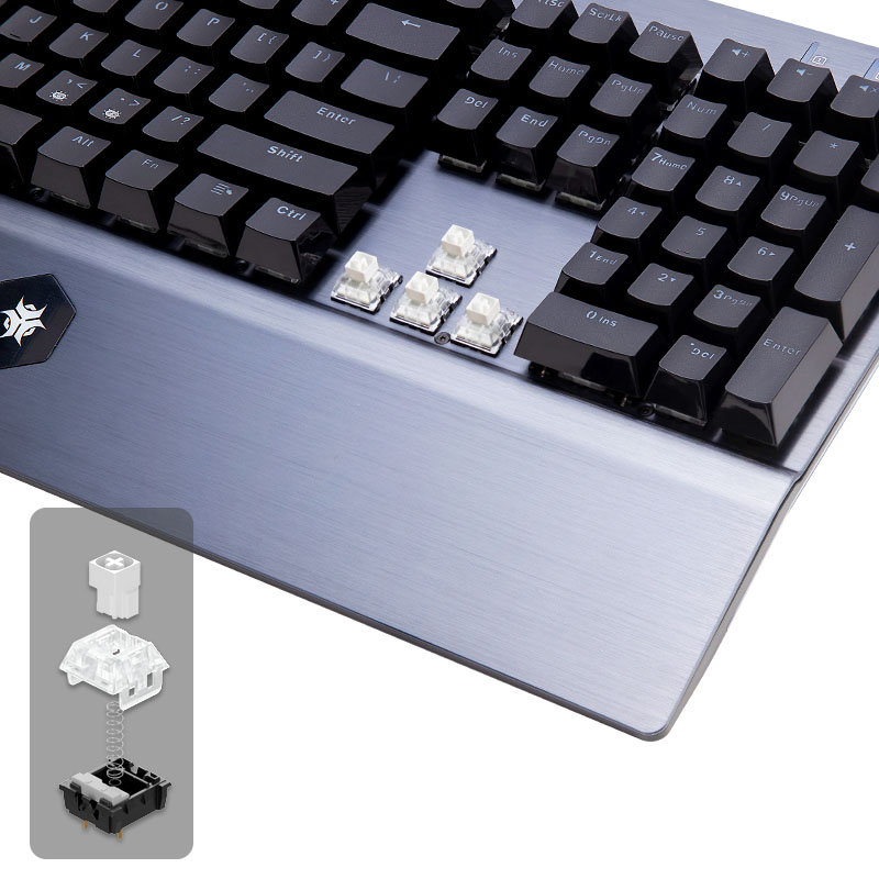 Klawiatura mechaniczna HEXGEAR – Keyboard Gaming Blue Switch recenzja i cena